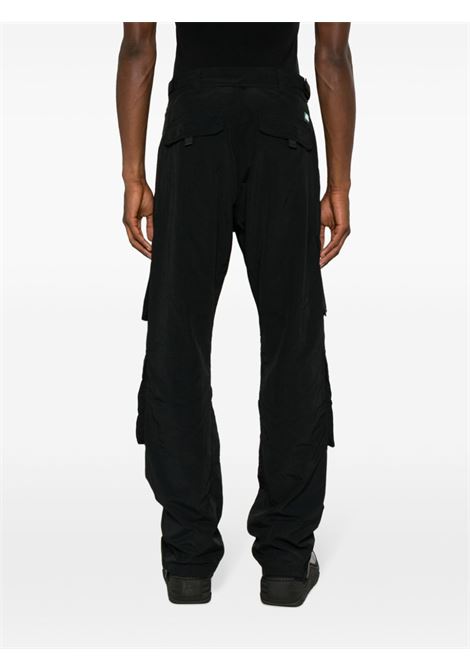 Black logo-patch cargo trousers - men MARTINE ROSE | MRAW23825BLK